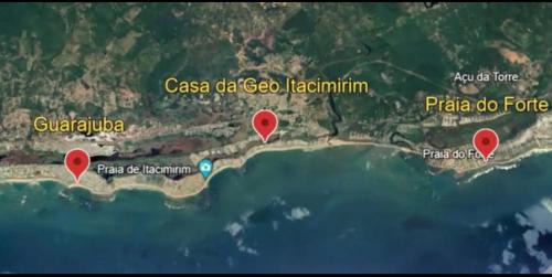 Itacimirim House | Refúgio Pé na Areia c Vista Mar e Natureza