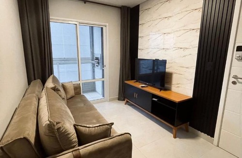 Boqueirao Apartment | Refúgio Perfeito no Boqueirão: Apartamento Moderno a 100m da Praia com Sacada Gourmet e Piscina!