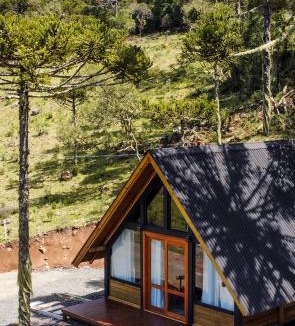 Vacas Gordas Ski Chalet | Refugio Brognoli - Chalés Suiços - Com banheira dupla de Hidromassagem