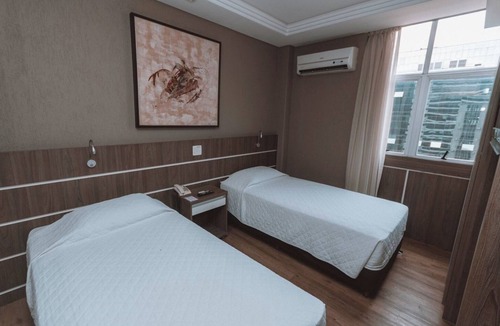 Civic Center Hotel | Relax + Work: Triple Twin Suite w/Rooftop Sauna, Fitness Center