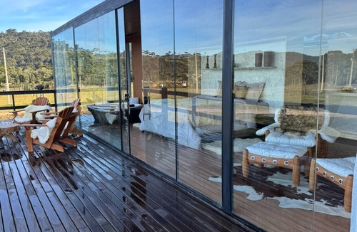 Urubici Cabin | Relaxe em uma Cabana com Fogueira, Hidromassagem e Trilhas a Cavalo