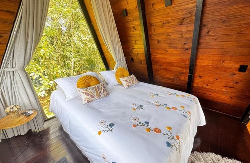 Sao Pedro de Alcantara Ski Chalet | Romantic chalet with hot tub, fireplace, and view