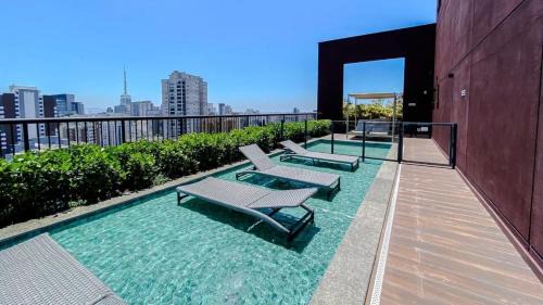 Vila Mariana House | Rooftop Pool Studio, 1GB WiFi, 600m Subway