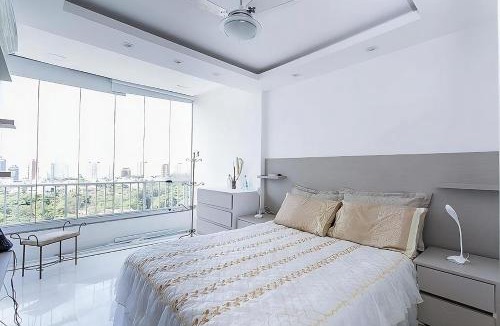 Barra da Tijuca Apartment | Rosa dos Ventos - Premium Luxo 5 Estrelas - Vista Mar - Barra da Tijuca - 2 Quartos, Cozinha equipada, Amplo e arejado, Ar cond, Estacionamento grátis, Restaurante no Local, Melhor localização da região, Vá a pé para Praia, Barra Shopping, Village Mall
