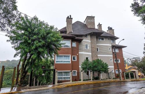Gramado City Centre Apartment | Rosa Edifício Villa Rossa