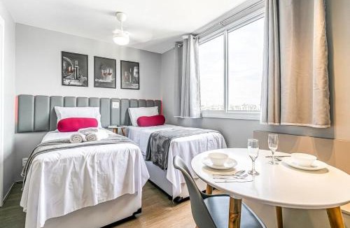 Bras Apartment | Rubi Studio no Brás com Piscina - Metrô Brás