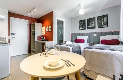 Bras Apartment | Rubi Studio no Brás com Piscina - Metrô Brás