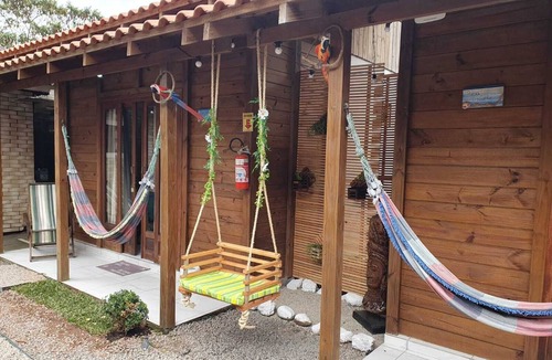 Praia do Rosa Cottage | Rumah Pantai cabanas de aluguel