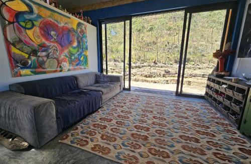 Carrancas House | Sítio com lindo pôr do sol, tranquilidade na serra de Carrancas com riacho