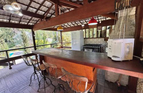 Campo do Coelho House | Sítio Exclusivo com Área Gourmet, Piscina e Natureza