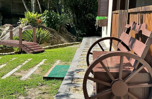 Canelinha House | Sítio Morada do Pai: Piscina e Descanso