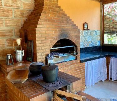 Alfredo Chaves House | Sítio Recanto dos Lagos piscina sauna e churrasqueira