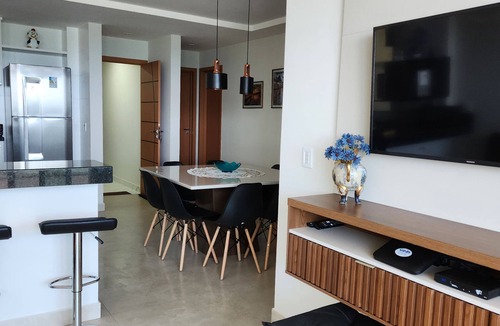 Anchieta Apartment | Sea front 3 suites air conditioning