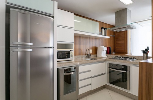 Cachoeira do Bom Jesus Apartment | SEA FRONT | Balcony with Barbecue grill #CHA06