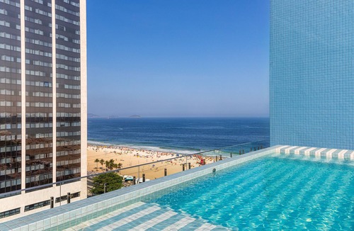 Copacabana Apartment | Sea View and Balcony with Bathtub | Q3