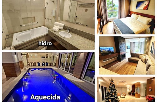 Canela Apartment | Serra Prime Flat -Hidro -Piscina Aquecida - Canela