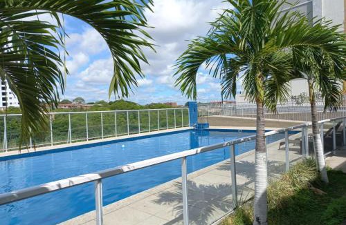 Portal do Sol Apartment | Seu refúgio perfeito: Praia, Piscina e Wi fi 400MB