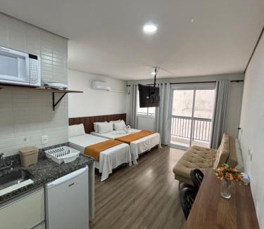 Central Zone Apartment | SeuLar cama king Cama Solteiro e Sofá cama