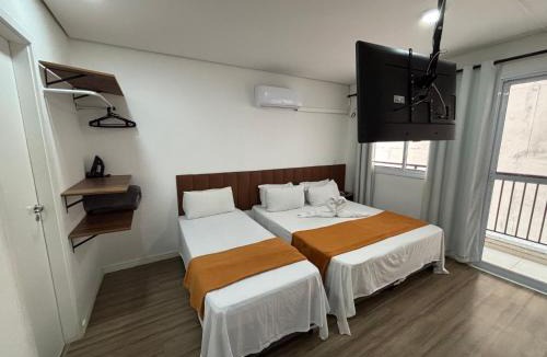 Central Zone Apartment | SeuLar cama king Cama Solteiro e Sofá cama