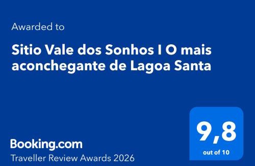 Lagoa Santa House | Sitio Vale dos Sonhos I O mais aconchegante de Lagoa Santa