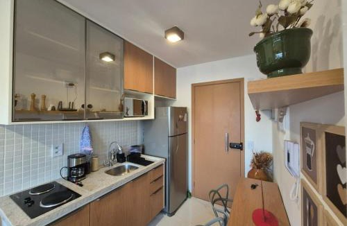 Armacao Apartment | Smart Convenções quarto e sala, próximo ao Centro de Convenções de Salvador 28m2
