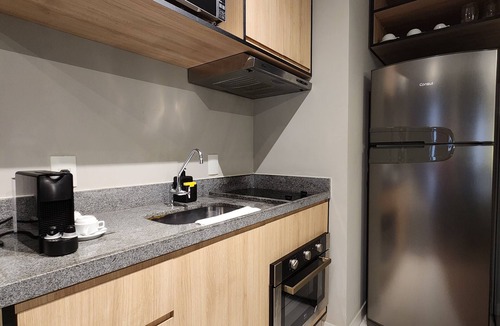 Vila Buarque Apartment | Smart Studio Consolação | Fully Equipped Kitchen/Complete Apart.- up to 4 People