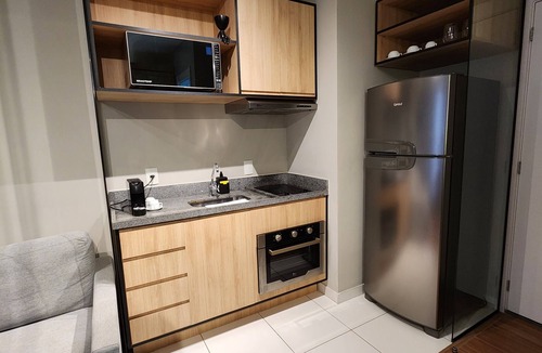 Vila Buarque Apartment | Smart Studio Consolação | Fully Equipped Kitchen/Complete Apart.- up to 4 People