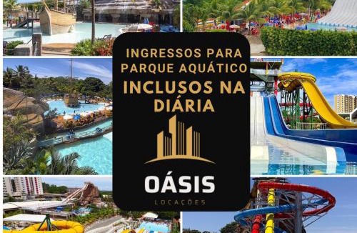 Prive das Caldas Apartment | Spazzio Diroma Acqua Park Luxo - PARQUE AQUATICO INCLUSO