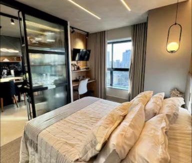 Jardim dos Estados Apartment | Stay Royal Luxury |Sofá Retrátil e Divisória Smart
