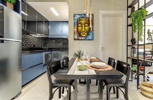 Centro Apartment | Studio 4 Ed. Milano Vista Mar Anexo Pátio Milano