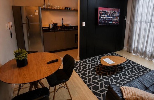 Centro Apartment | Studio 705 Premium no Centro de Chapecó com Sacada, Piscina, Academia e Vaga Garagem - Prédio Alto Padrão