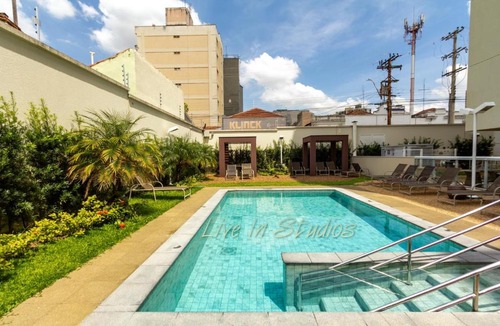 Conceicao Apartment | Studio a 100m Cambuí, Bosque, Centro - Home Office, Piscina, Sauna, Jacuzzi, Fitness