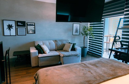 Conceicao Apartment | Studio a 100m Cambuí, Bosque, Centro - Home Office, Piscina, Sauna, Jacuzzi, Fitness