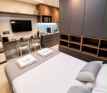 Campo Belo Apartment | Studio Alto Padrão - Próximo a Congonhas, Ibirapuera