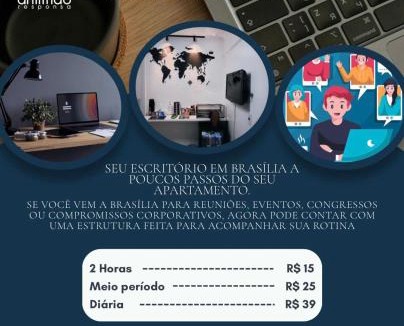 Asa Sul House | Studio ao lado do Parque da Cidade - Brasília