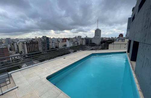 Buenos Aires Central Business District Apartment | Studio Apartment Panoramic View of BSAS Above 9 de Julio Avenue