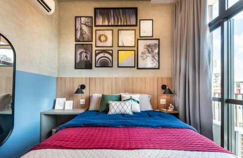 Santo Amaro Apartment | Studio Brooklin Novíssimo, Premium, Varanda Wi-Fi 1GB Academia