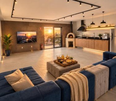Sao Carlos Apartment | Studio Celena-Casais Grupos - Ar- Piscina- Até 5