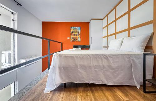 Sao Paulo Apartment | Studio CGH Confortaével Expo Imigr Zen Duplex AC