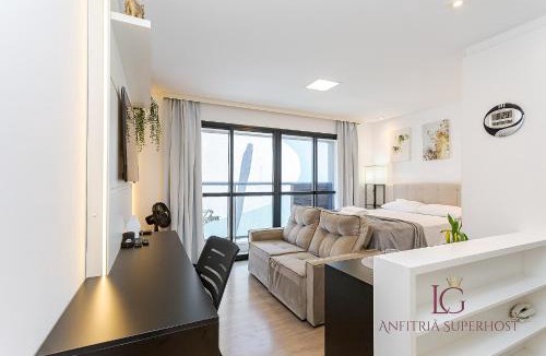 Campina do Siqueira Apartment | Studio com garagem, próximo do Park Barigui, piscina aquecida, academia