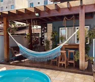 Floresta House | Studio com piscina e garagem Conforto e fácil acesso BR-101-Petfriendly, 2º andar