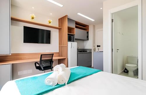 Bras Apartment | Studio com piscina no Brás - 2 min a pé do metrô