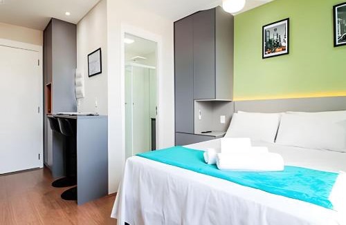Bras Apartment | Studio com piscina no Brás - 2 min a pé do metrô