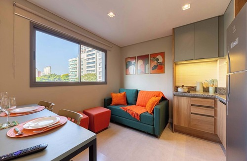 Sao Paulo Apartment | Studio Completo a 500m do Metrô Borba Gato | AD503
