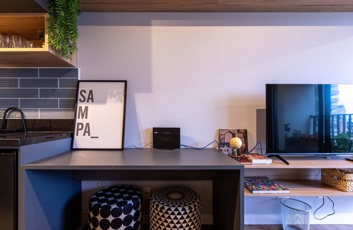Sao Paulo Apartment | Studio Completo a 5min do Metrô Madalena | HV108