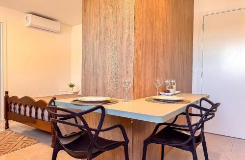 Santa Terezinha Apartment | Studio Completo com Garagem | Ar-cond | Wi-Fi