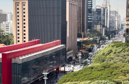 Cerqueira Cesar Apartment | Studio completo vista para Av Paulista 13º andar