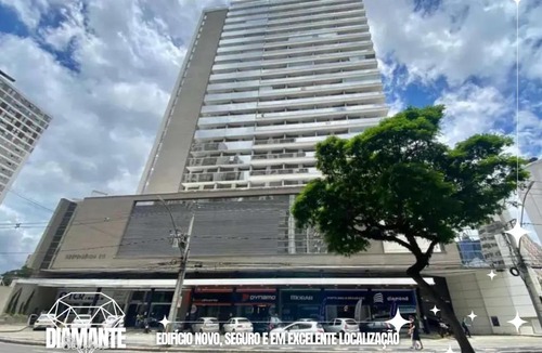 Centro Apartment | Studio Diamante no CENTRO com piscina, academia e opção de vaga privativa