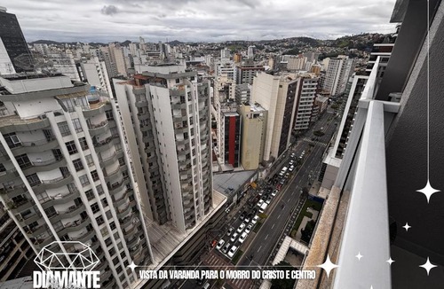 Centro Apartment | Studio Diamante no CENTRO com piscina, academia e opção de vaga privativa