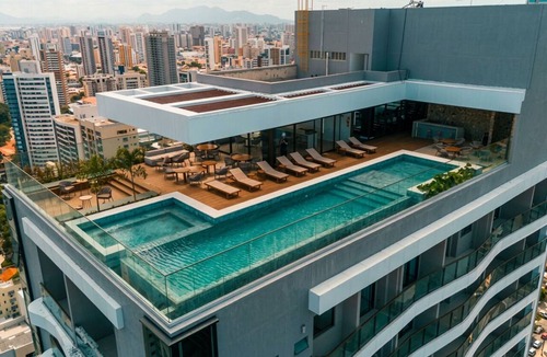 Meireles Apartment | Studio Duna | 25th floor | Meireles | with Rooftop and Restaurant | 350m from the Beach